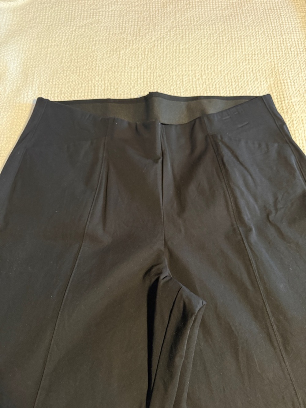 Old Navy Black High-Waist Stretch Pixie wide leg